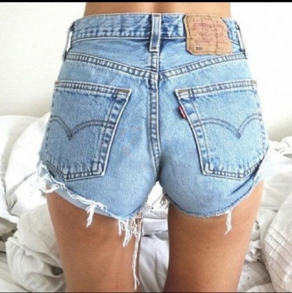 Levi's Pants - LEVIS vintage 504 light wash denim jean shorts